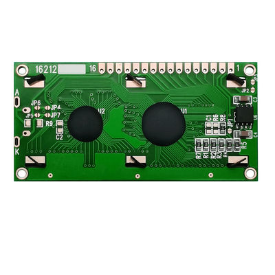 цвет HTM1602-12 среднего модуля LCD характера 16x2 желтый зеленый