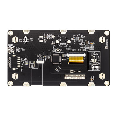 5 индикаторная панель модуля экрана 800x480 UART TFT LCD дюйма умная серийная с сопротивляющимся касанием