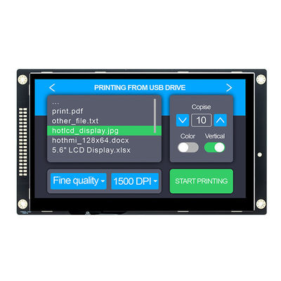 7 интерфейс IPS 1024x600 RGB дисплея касания дюйма емкостный для поленики Pi