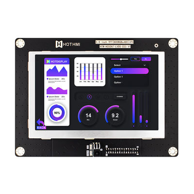 5,0 индикаторная панель LVDS модуля температуры TFT LCD IPS 800x480 дюйма широкая