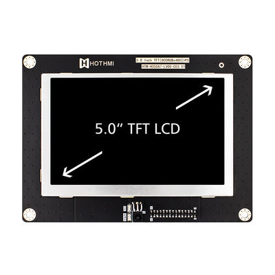 5,0 индикаторная панель LVDS модуля температуры TFT LCD IPS 800x480 дюйма широкая