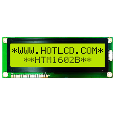 дисплей характера 16x2 средний LCD с зеленым цветом освещает HTM1602B контржурным светом