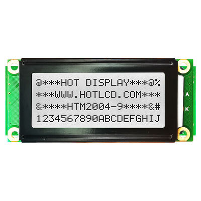 белый тонкий модуль LCD характера 4X20 для промышленного HTM2004-9