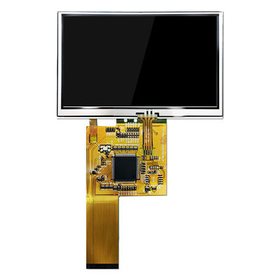 4,3 сенсорная панель решений 800x480 дисплея дюйма изготовленная на заказ сопротивляющаяся