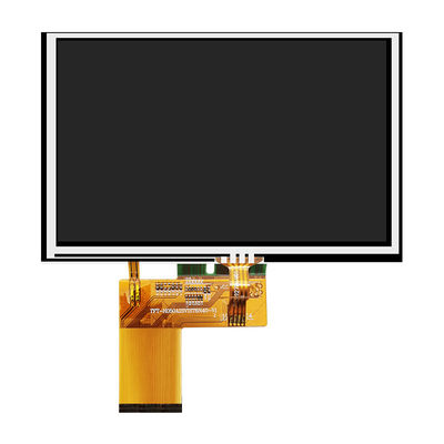 Сопротивляющаяся 5 индикаторная панель IC 7262 800x480 дюйма TFT LCD ставит точки 40PIN TFT-H050A1SVIST4R40