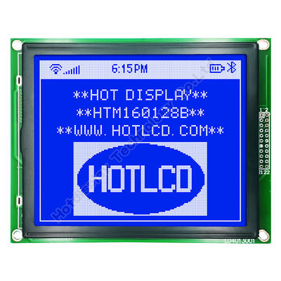 дисплей 160X128 графический голубой LCD с белизной освещает T6963C контржурным светом