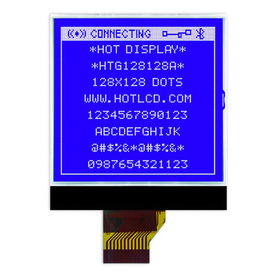 обломок 128X128 на стеклянном LCD, дисплее HTG128128A UC1617S Monochrome графическом LCD