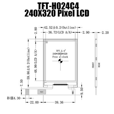 Изготовители дисплея экрана 240x320 Lcd панели IPS дисплея 2,4 дюймов SPI TFT LCD