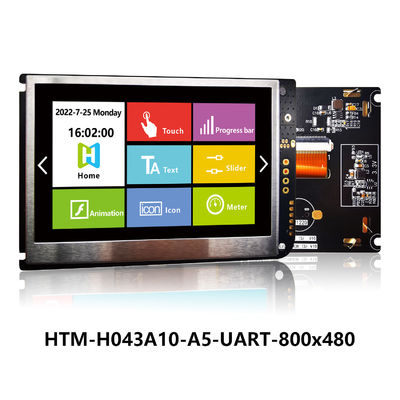 4,3 индикаторная панель МОДУЛЯ TFT LCD 480x272 UART TFT дюйма С ДОСКОЙ РЕГУЛЯТОРА LCD