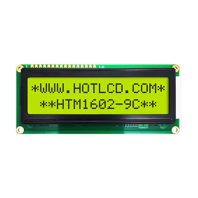 сериал модуля STN+Gray дисплея LCD характера 16x2 с желтым зеленым цветом освещает контржурным светом