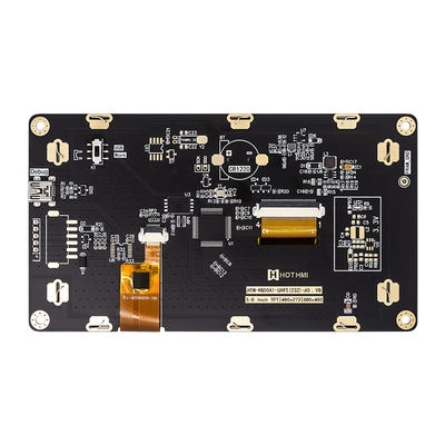 5 индикаторная панель модуля экрана 800x480 UART TFT LCD дюйма умная серийная с емкостным касанием